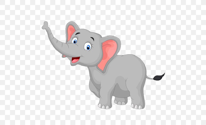 Elephant Royalty-free Cartoon, PNG, 500x500px, Elephant, African Elephant,  Animal Figure, Art, Bedtime Story Download Free