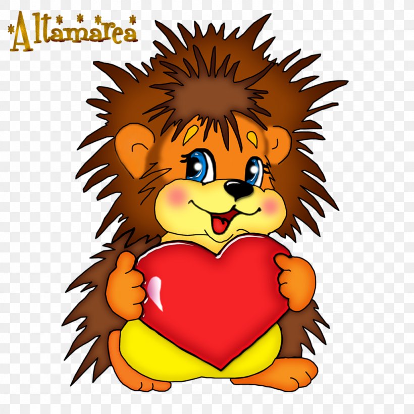 European Hedgehog Embroidery Heart Drawing, PNG, 1024x1024px, Hedgehog, Animation, Art, Big Cats, Carnivoran Download Free