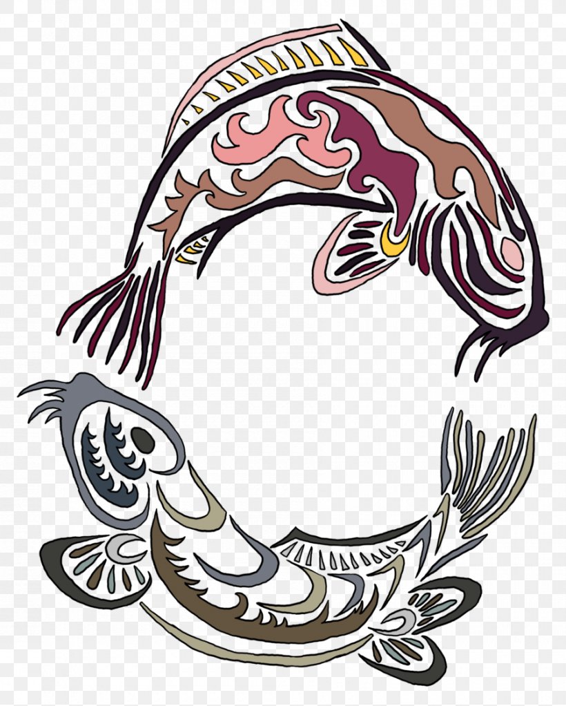 Koi Yin Yang Fish Yin And Yang Tattoo Troine, PNG, 900x1122px, Koi, Art, Artwork, Beak, Blackandgray Download Free