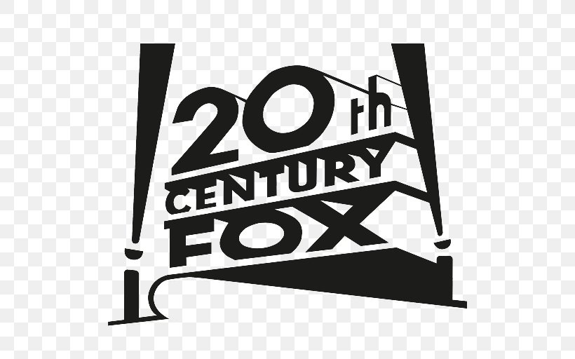 20th century fox logo black and white