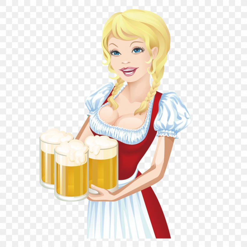 Oktoberfest Beer Germany Illustration, PNG, 1000x1000px, Watercolor, Cartoon, Flower, Frame, Heart Download Free