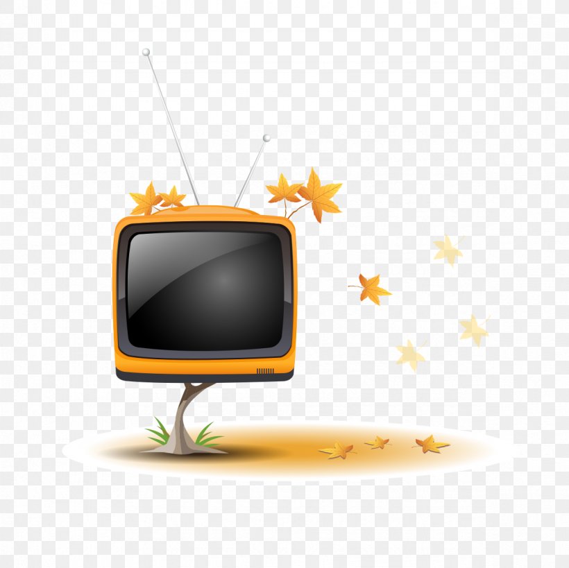 Television Download, PNG, 1181x1181px, Television, Maple Leaf, Media, Orange, Pixel Download Free