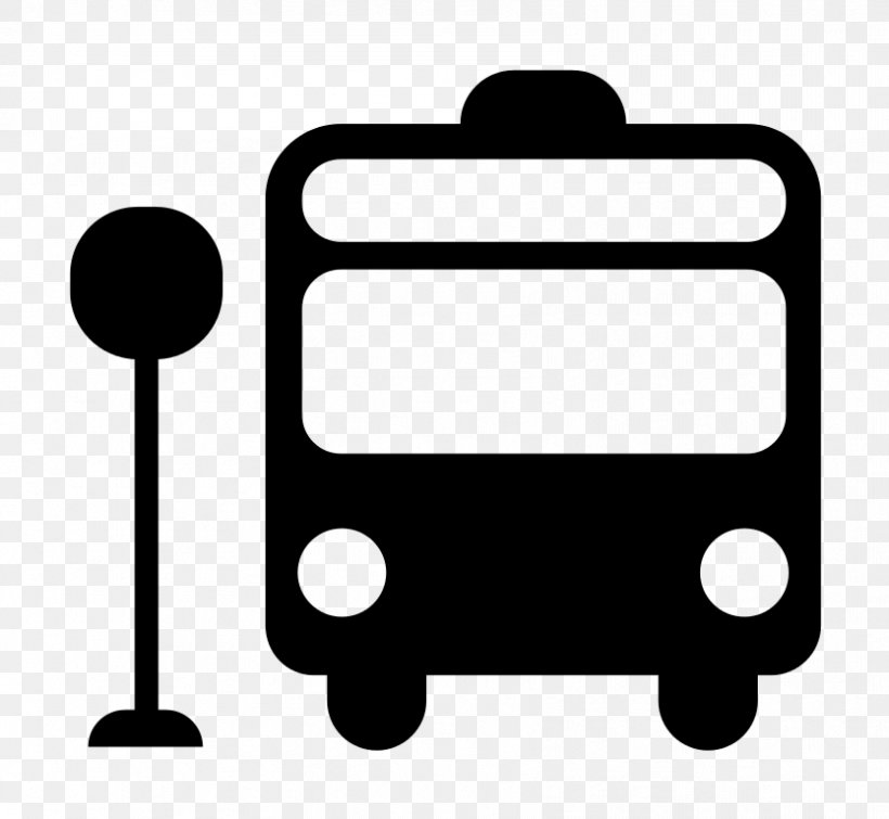 Bus Stop Symbol, PNG, 834x768px, Bus, Area, Black, Black And White, Bus Interchange Download Free