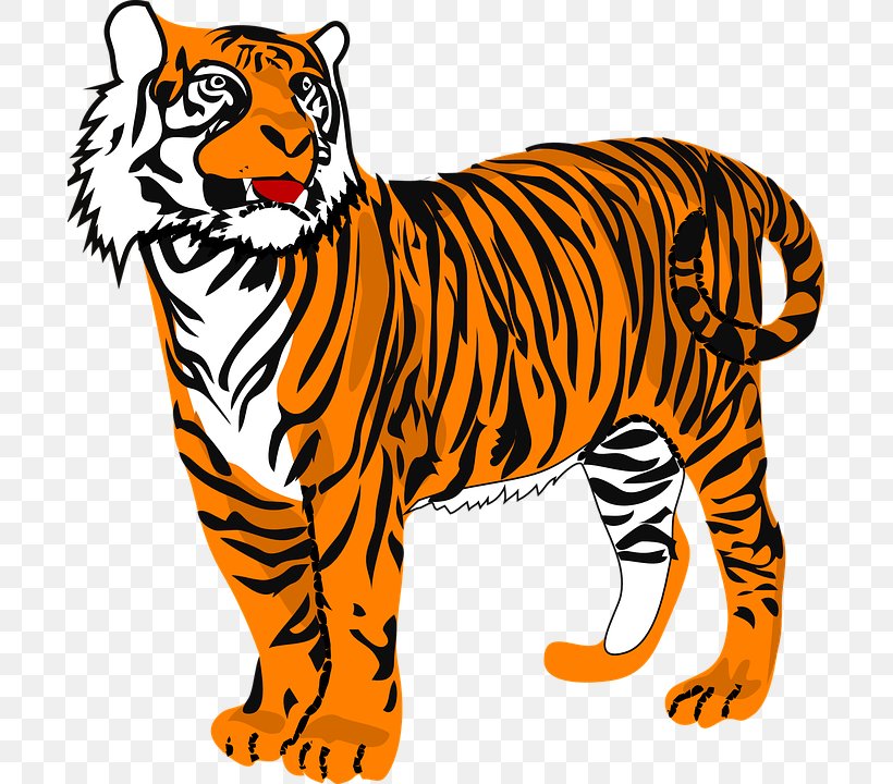 Clemson University Bengal Tiger Clip Art, PNG, 695x720px, Clemson University, Animal Figure, Bengal Tiger, Big Cats, Carnivoran Download Free