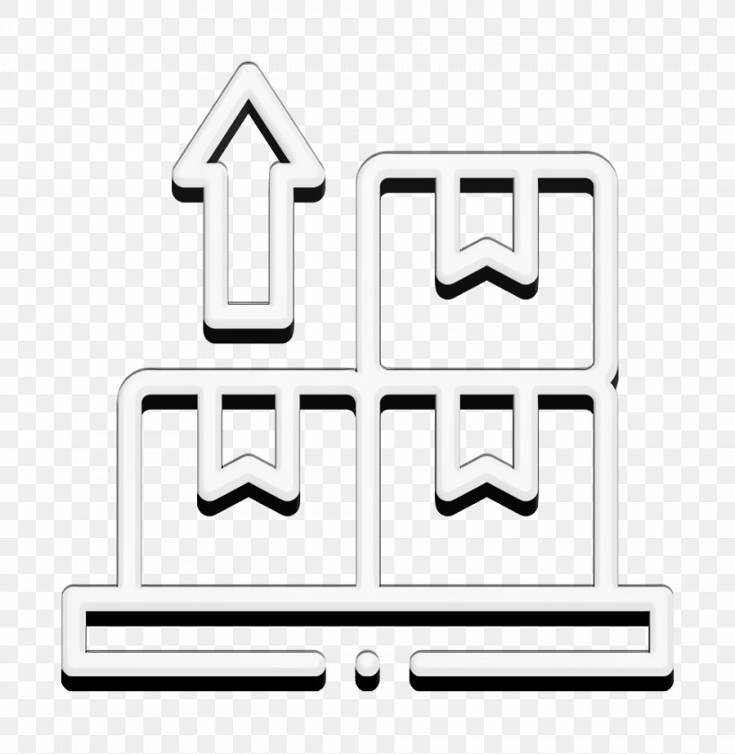 Delivery Icon Pallet Icon Export Icon, PNG, 984x1010px, Delivery Icon, Black And White, Export Icon, Geometry, Line Download Free