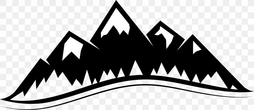Mountain Clip Art, PNG, 1539x671px, Mountain, Black, Black And White, Color, Drawing Download Free