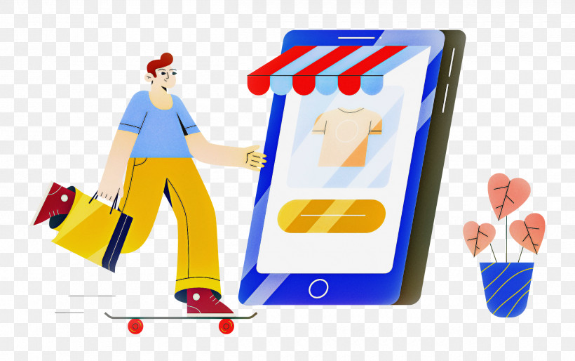 Shopping Mobile Business, PNG, 2500x1568px, Shopping, Behavior, Business, Geometry, Human Download Free