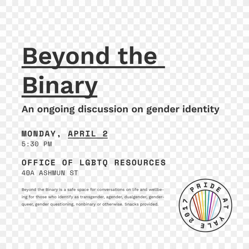 Yale University Office Of LGBTQ Resources Lack Of Gender Identities Gender Identity Pride Parade, PNG, 1200x1200px, Lack Of Gender Identities, Area, Brand, Culture, Diagram Download Free