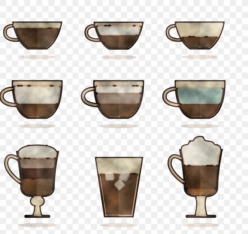 Coffee Cup, PNG, 2744x2589px, Coffee Cup, Caffeine, Coffee, Cup, Glass Download Free