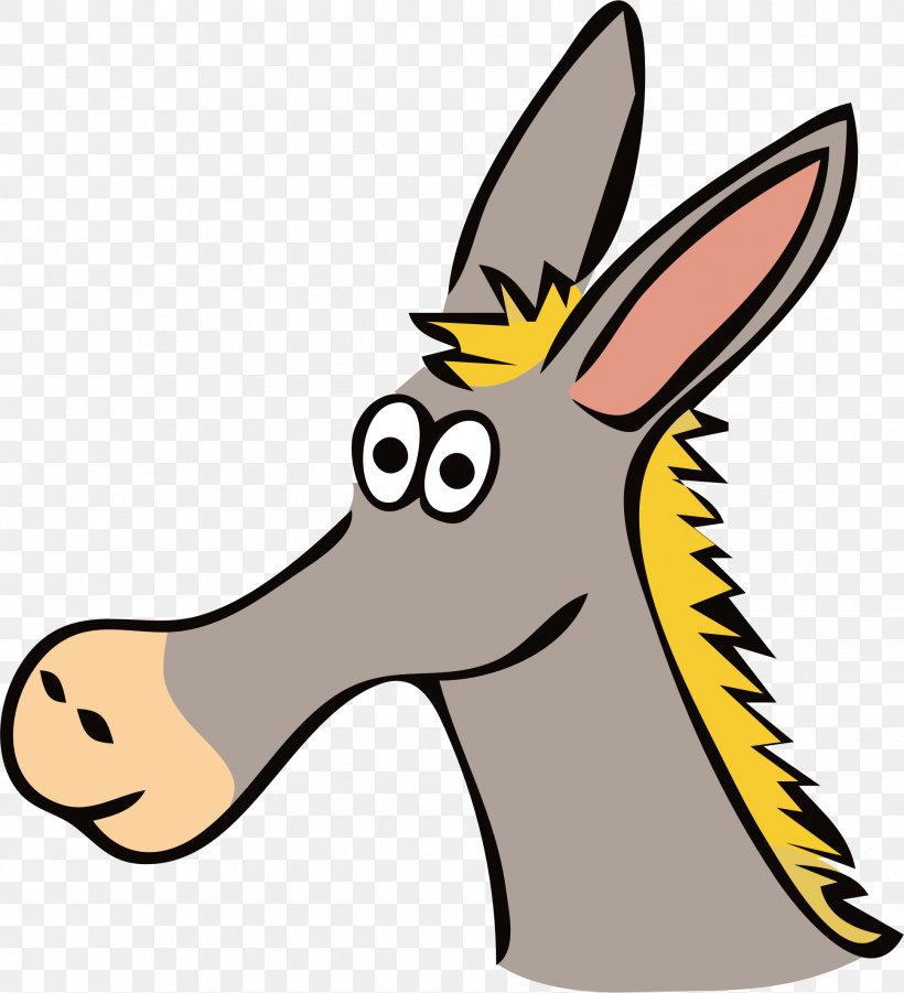 Donkey Cartoon Royalty-free Clip Art, PNG, 1934x2126px, Donkey, Art, Artwork, Beak, Cartoon Download Free