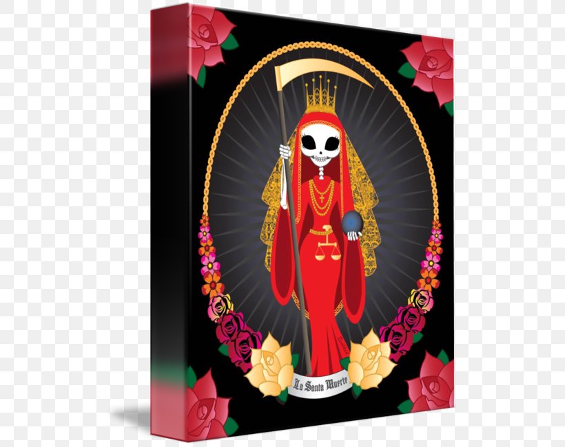 Santa Muerte Calavera Death Image Skull Art, PNG, 513x650px, Santa Muerte, Almighty, Calavera, Death, Flower Download Free