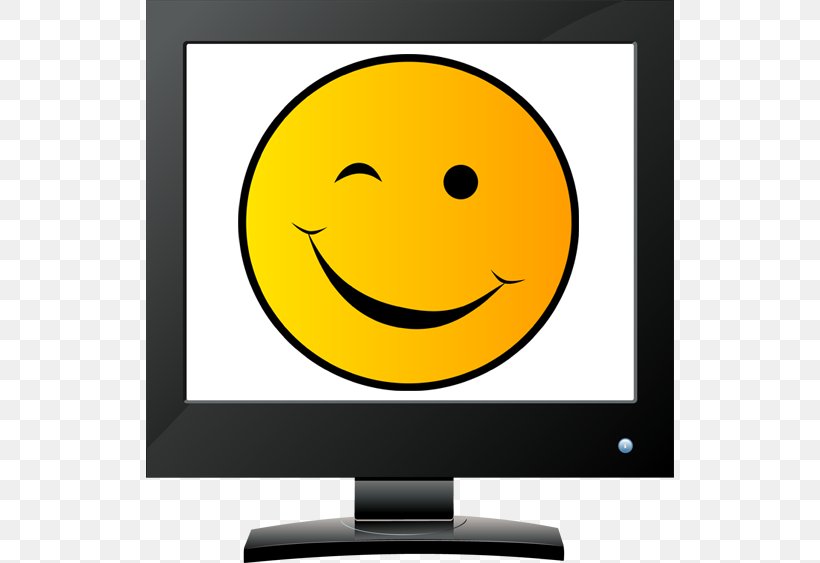 Smiley Wink Emoticon Clip Art, PNG, 528x563px, Smiley, Computer, Computer Monitor, Emoticon, Face Download Free