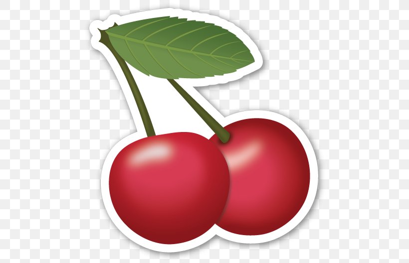 Emoji Sticker Cherry Emoticon Symbol, PNG, 495x528px, Emoji, Cherry, Emoji Movie, Emoticon, Food Download Free