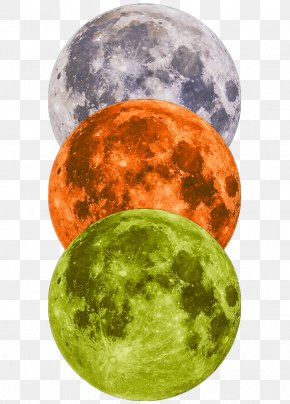 Moon - Full Moon Natural Satellite La Lune [The Moon] Work Of Art PNG