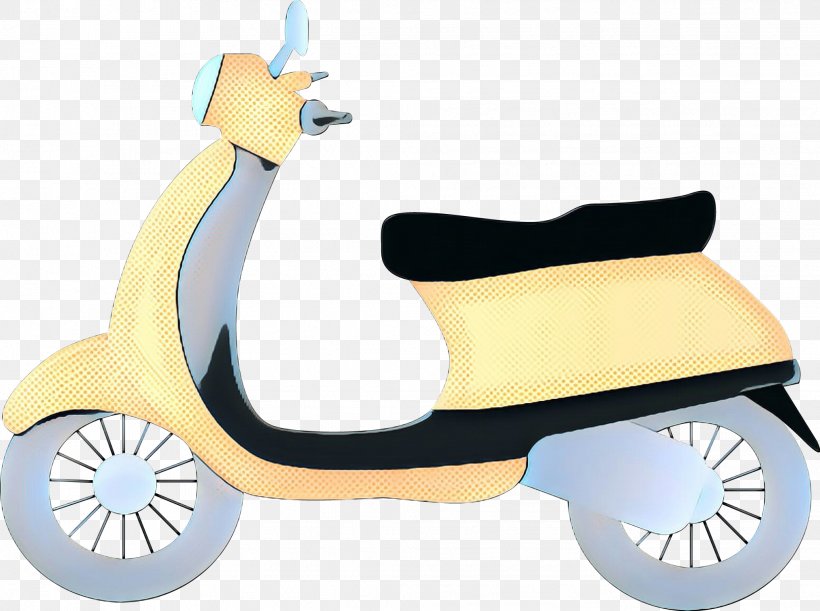 Vehicle Yellow Motor Vehicle Riding Toy Mode Of Transport, PNG, 2033x1516px, Pop Art, Automotive Wheel System, Kick Scooter, Mode Of Transport, Motor Vehicle Download Free