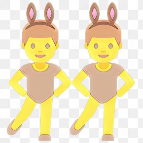 Smile Animal Figure - Yellow Background PNG