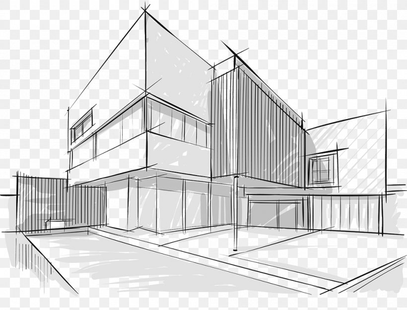 Architecture Drawing Building Sketch, PNG, 1000x763px, Architecture, Architect, Architectural Drawing, Art, Black And White Download Free