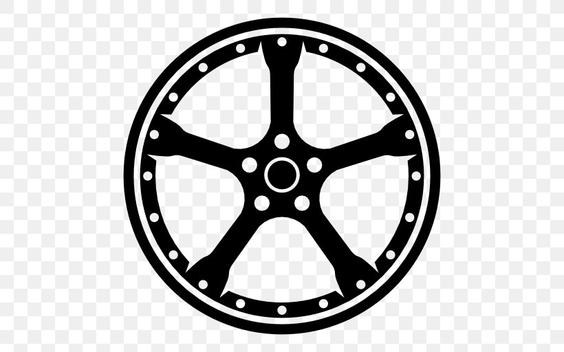 Car Spoke Bicycle Wheels Rim, PNG, 512x512px, Car, Alloy Wheel, Auto Part, Bicycle, Bicycle Drivetrain Part Download Free