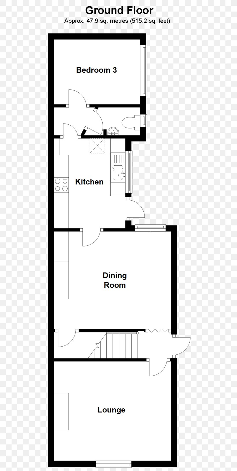 Floor Plan Storey Terraced House Bedroom, PNG, 520x1632px, Floor Plan, Architecture, Area, Bathroom, Bedroom Download Free