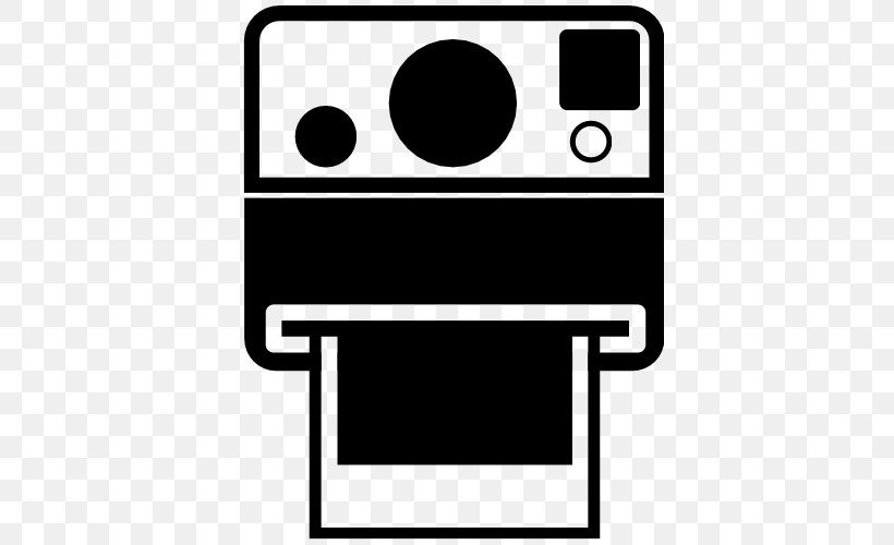 Photography Icon Design Instant Camera, PNG, 500x500px, Photography, Area, Black, Black And White, Blog Download Free