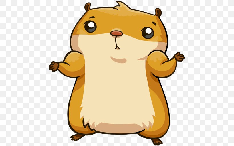 Telegram Hamster Sticker Jurassic World Evolution VKontakte, PNG, 512x512px, Telegram, Beak, Carnivoran, Cartoon, Hamster Download Free