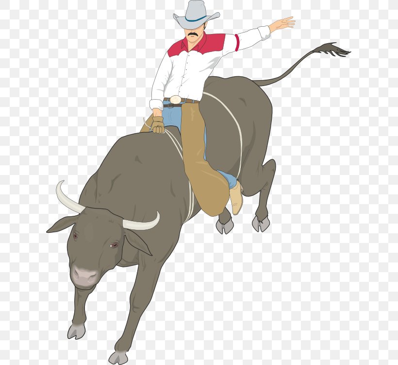 Cattle Bull Riding Rodeo Clip Art, PNG, 629x751px, Cattle, Bucking, Bull, Bull Riding, Cattle Like Mammal Download Free