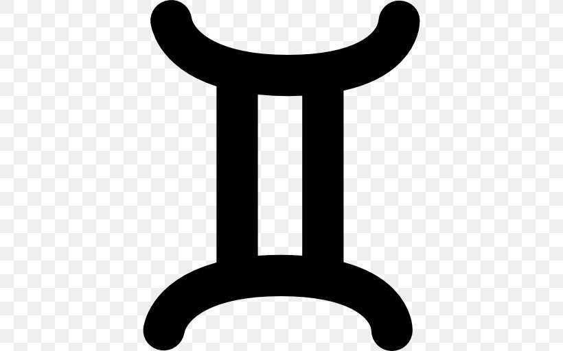 Gemini Astrological Sign Zodiac, PNG, 512x512px, Gemini, Astrological Sign, Astrology, Black And White, Furniture Download Free