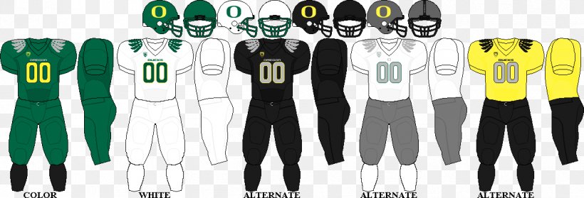 Jersey Oregon Ducks Football T-shirt Uniform Sleeve, PNG, 1209x412px, Jersey, American Football, Clothing, Combination, Costume Design Download Free