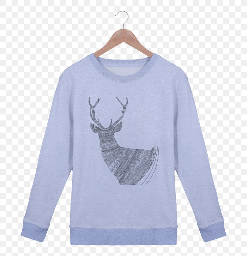 T-shirt Bluza Sleeve Sweater Jacket, PNG, 690x850px, Tshirt, Antler, Bag, Blue, Bluza Download Free