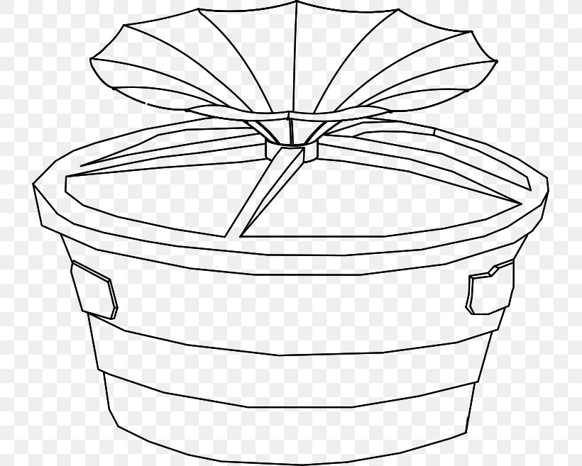 Drawing Line Art White, PNG, 729x657px, Drawing, Area, Artwork, Basket, Black And White Download Free