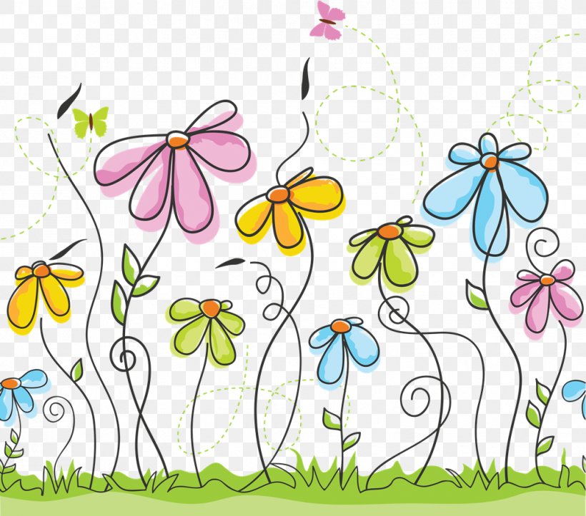 Flower Vector Graphics Drawing Royalty-free, PNG, 1031x910px, Flower, Art, Botany, Butterfly, Child Art Download Free