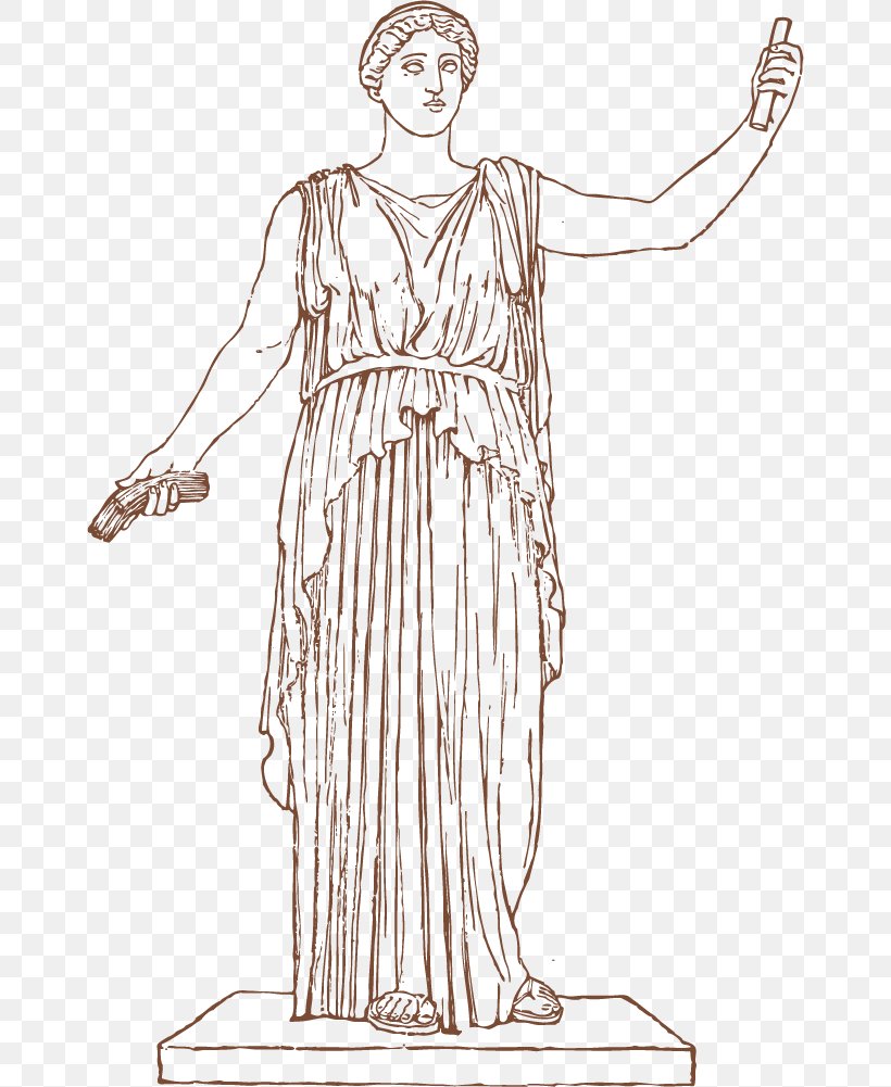 Greece Goddess, PNG, 660x1001px, Watercolor, Cartoon, Flower, Frame ...
