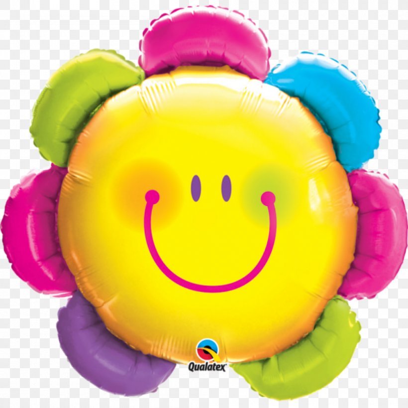 Balloon Face Flower Smiley, PNG, 1000x1000px, Balloon, Baby Toys, Birthday, Bopet, Emoticon Download Free