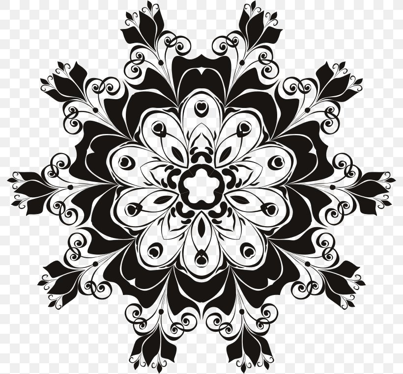Floral Design Clip Art, PNG, 794x762px, Floral Design, Art, Black, Black And White, Color Download Free