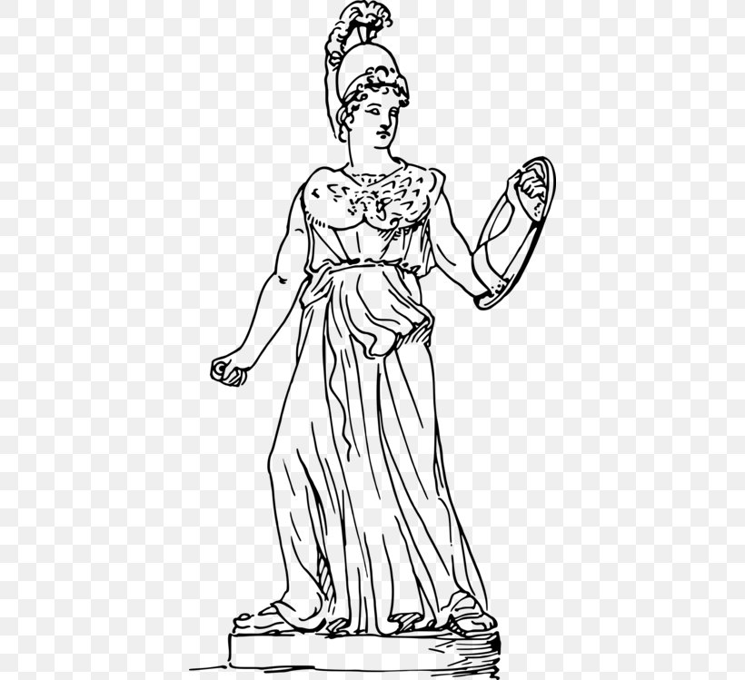 Athena Parthenos Goddess Drawing Artemis, PNG, 404x749px, Athena Parthenos, Arm, Art, Artemis, Artwork Download Free