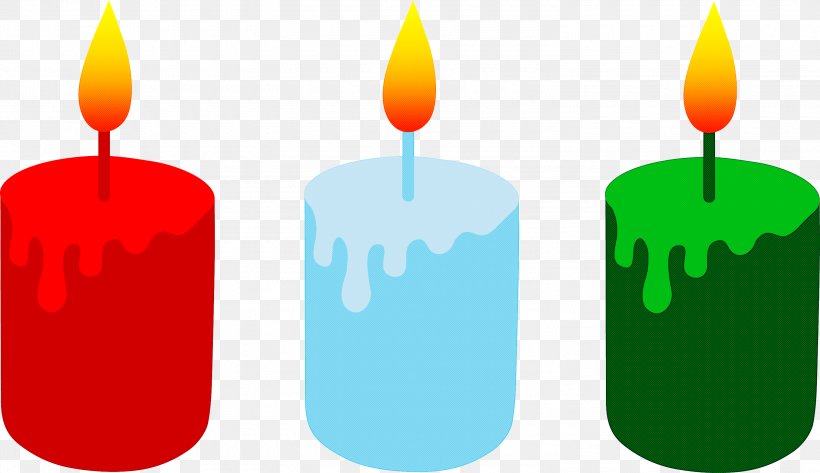Christmas Clip Art, PNG, 3000x1731px, Candle, Advent, Advent Candle, Birthday Candle, Christmas Candle Download Free