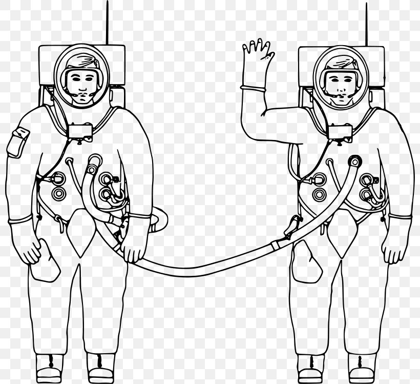 Danger In Deep Space Astronaut Line Art Clip Art, PNG, 800x749px, Watercolor, Cartoon, Flower, Frame, Heart Download Free