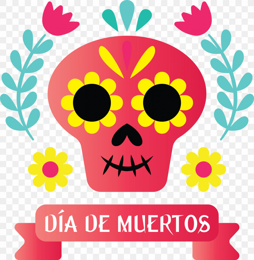 Day Of The Dead Día De Muertos, PNG, 2928x3000px, Day Of The Dead, Art Museum, Buone Feste, Cartoon, Christmas Day Download Free