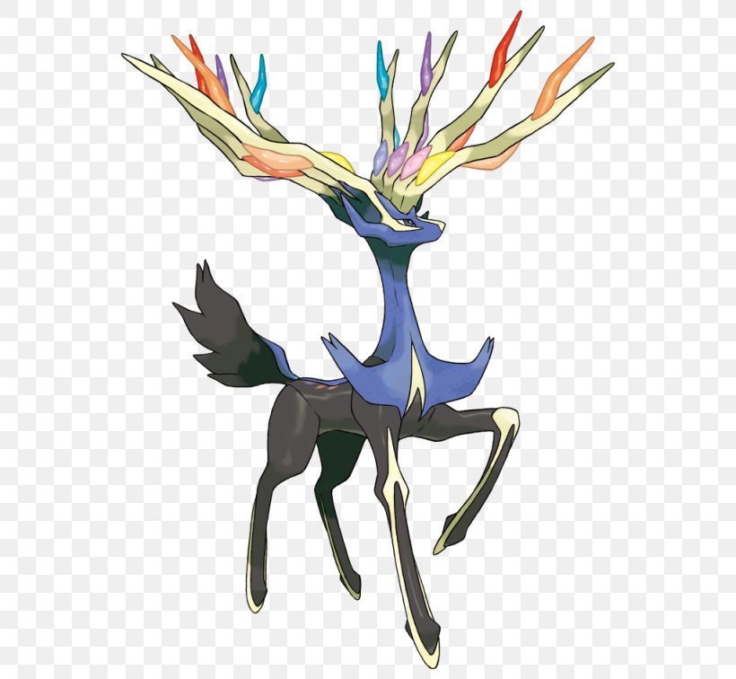 Pokémon X And Y Nintendo 3DS Xerneas And Yveltal Pokémon Trading Card Game, PNG, 1024x945px, Pokemon, Animal Figure, Antler, Deer, Entei Download Free