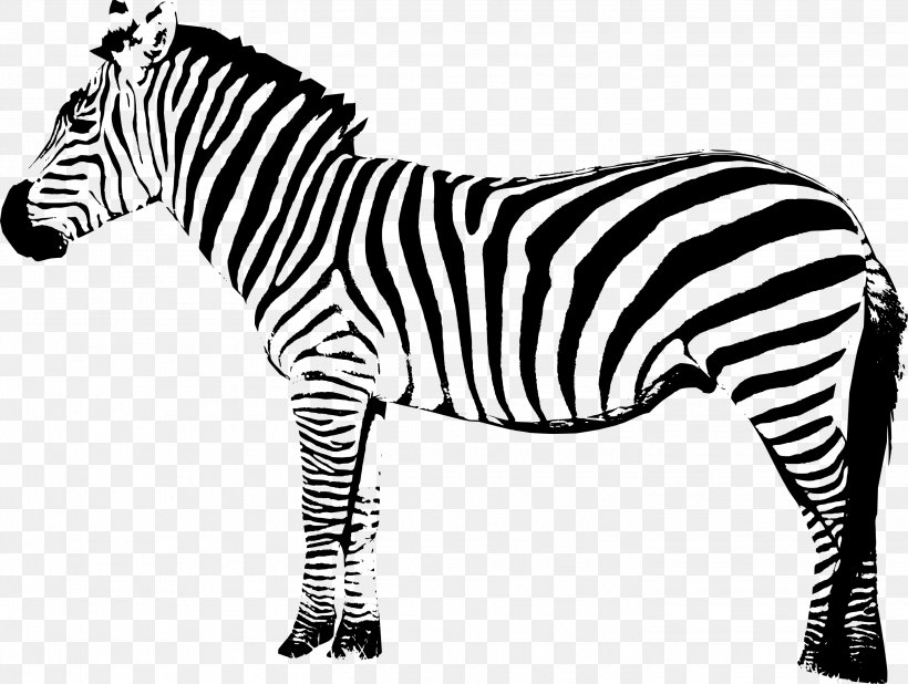Quagga Zebra Clip Art, PNG, 2848x2149px, Quagga, Animal Figure, Black And White, Display Resolution, Horse Like Mammal Download Free