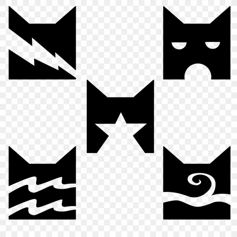 Warriors SkyClan's Destiny Symbol Erin Hunter, PNG, 1024x1024px, Warriors, Area, Black, Black And White, Book Download Free