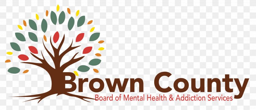 Logo Brown County Mental Health And Addiction Services Board Graphic Design Organization Brand, PNG, 2538x1098px, Logo, Addiction, Board Of Directors, Brand, Health Download Free