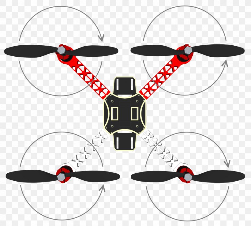 Quadcopter Flight Dynamics Propeller Clip Art, PNG, 1200x1080px, Quadcopter, Artwork, Black And White, Control Theory, Dynamics Download Free