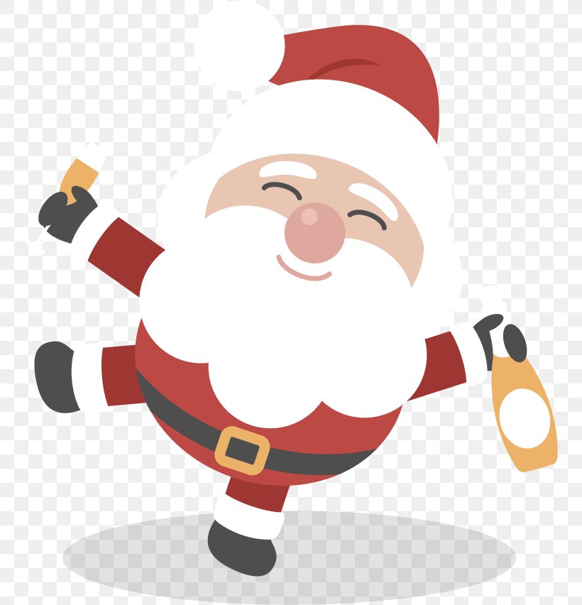 winking santa clipart borders