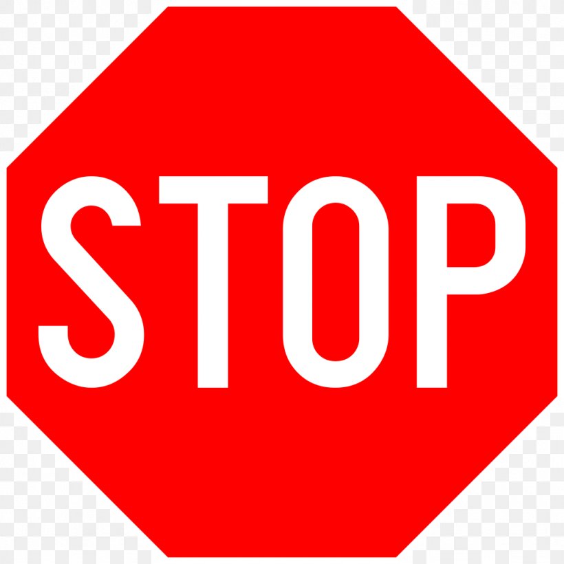 Stop Sign Traffic Sign Yield Sign Driving, PNG, 1024x1024px, Stop Sign, Area, Brand, Driving, Logo Download Free