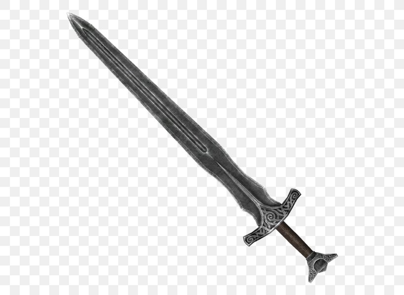 Sword Clip Art, PNG, 600x600px, Sword, Black And White, Cold Weapon, Dagger, Image Resolution Download Free