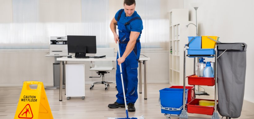 Commercial Cleaning Maid Service Cleaner Janitor, PNG, 1440x680px, Commercial Cleaning, Building, Business, Carpet Cleaning, Cleaner Download Free