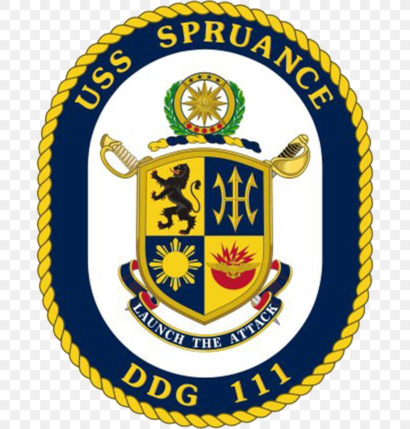 USS Spruance (DDG-111) Guided Missile Destroyer Spruance-class Destroyer Arleigh Burke-class Destroyer USS Spruance (DD-963), PNG, 674x858px, Guided Missile Destroyer, Area, Arleigh Burkeclass Destroyer, Badge, Brand Download Free