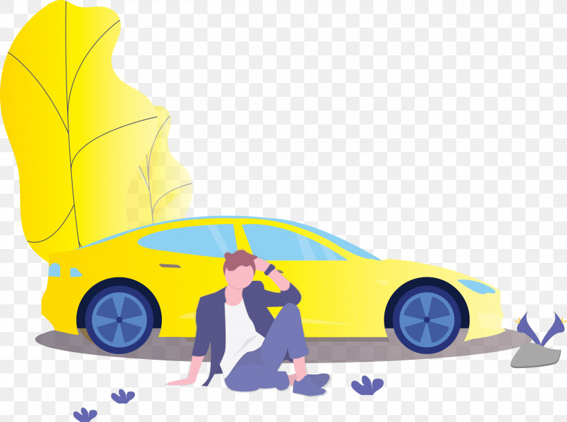 Vehicle Door Yellow Car Vehicle Transport, PNG, 3000x2234px, Vehicle Door, Animation, Car, Cartoon, Compact Car Download Free