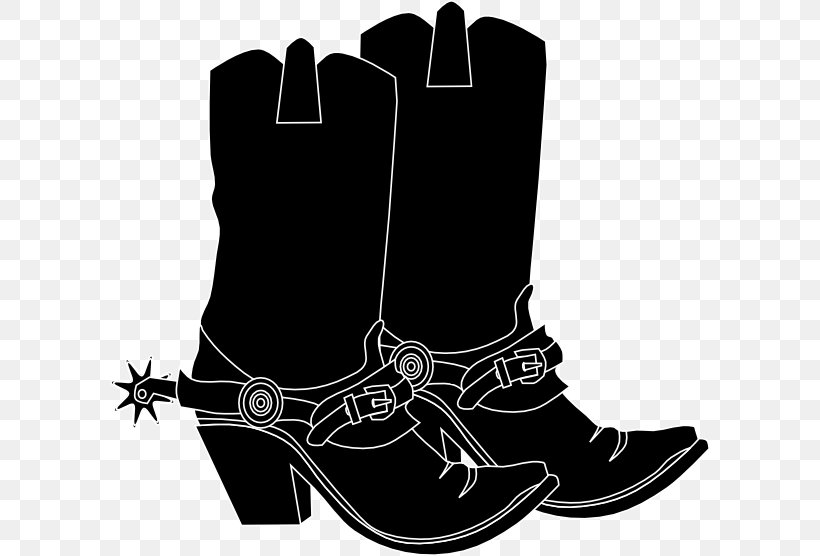 American Frontier Cowboy Boot Clip Art, PNG, 600x556px, American Frontier, Black, Black And White, Boot, Cowboy Download Free